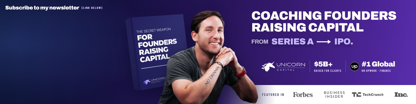 LinkedIn banner designed for Evan